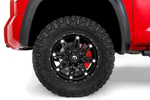 Toyota Tundra Caliper Covers - Front + Rear - Rough Country - Red - '22-'25